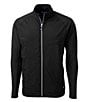 Color:Black - Image 1 - Big & Tall Adapt Eco Knit Hybrid Wind-Resistant Stretch Full-Zip Jacket
