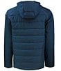 Color:Navy Blue - Image 2 - Big & Tall Evoke Eco Hybrid Softshell Water-Resistant Jacket