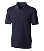 Color:Liberty Navy - Image 1 - Big & Tall Forge Solid Performance Stretch Short-Sleeve Polo Shirt