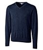Color:Liberty Navy - Image 1 - Big & Tall Lakemont V-Neck Sweater