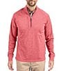 Cutter & Buck Big & Tall Soft Knit Heathered Quarter Zip Pullover - Image 4