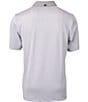 Color:Polished/White - Image 2 - Big & Tall Virtue Eco Pique Micro Stripe Short Sleeve Polo Shirt