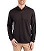 Cutter & Buck Big & Tall Virtue Eco Pique Performance Stretch Quarter-Zip Pullover - Image 1