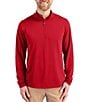 Cutter & Buck Big & Tall Virtue Eco Pique Performance Stretch Quarter-Zip Pullover - Image 6
