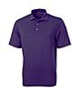 Color:College Purple - Image 1 - Big & Tall Virtue Eco Pique Performance Stretch Short-Sleeve Recycled Materials Polo Shirt