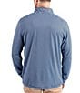 Cutter & Buck Big & Tall Virtue Micro Stripe Featherlight Pique Quarter Zip Pullover - Image 2
