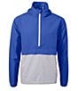 Color:Tour Blue/Polished - Image 1 - Charter Eco Recycled Color Block Anorak Hooded Jacket