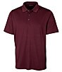 Color:Bordeaux - Image 1 - Forge CB DryTec Short-Sleeve Polo