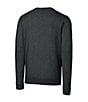 Color:Charcoal Heather - Image 2 - MLB Texas Rangers 2023 World Series Champions Lakemont Tri-Blend V-Neck Sweater