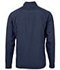Color:Auburn Tigers Navy Blue - Image 2 - NCAA SEC Adapt Eco Knit Stretch Hybrid Full-Zip Jacket