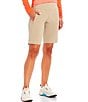 Color:Castle - Image 1 - Performance Moisture Wicking Pull-On Twill Shorts