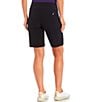 Color:Black - Image 2 - Performance Moisture Wicking Pull-On Twill Shorts