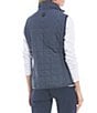 Color:Anthracite Melange - Image 2 - Rainier PrimaLoft® Eco Insulated Full Zip Packable Puffer Vest
