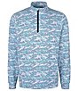 Color:Indigo - Image 1 - Traverse Long-Sleeve Camouflage-Printed Pullover