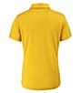 Color:Pittsburgh Steelers College Gold - Image 2 - Women's NFL AFC Prospect Textured Stretch Short Sleeve Polo Shirt