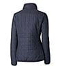 Color:Houston Texans Anthracite Melange - Image 2 - Women's NFL AFC Rainier Primaloft® Eco Insulated Full-Zip Puffer Jacket