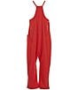 Chelsea & Violet Big Girls Sleeveless Pocketed Jumpsuit, Color:Hibiscus - Image 2