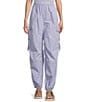 C&V Chelsea & Violet Cargo Joggers, Color:Cool Indidgo - Image 1