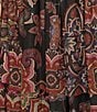 C&V Chelsea & Violet Floral Print Tiered Mesh Skirt, Color:Black Multi - Image 4