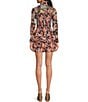 C&V Chelsea & Violet Floral Printed Coordinating Mesh Skirt, Color:Black Multi - Image 4