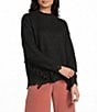 C&V Chelsea & Violet Fringe Long Sleeve Sweater - Image 1