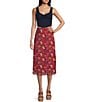 C&V Chelsea & Violet Knit V Hem Tank Top, Color:Deep Navy - Image 3