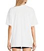 Color:White - Image 2 - Malibu Graphic Oversized T-Shirt