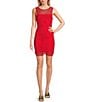 C&V Chelsea & Violet Shirred Mesh Dress, Color:Chili Pepper - Image 1