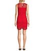 C&V Chelsea & Violet Shirred Mesh Dress, Color:Chili Pepper - Image 2
