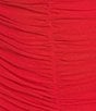 C&V Chelsea & Violet Shirred Mesh Dress, Color:Chili Pepper - Image 3