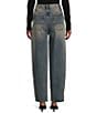 C&V Chelsea & Violet High Rise Skater Jeans, Color:Dirty Medium Blue - Image 2