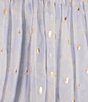 C&V Chelsea & Violet Smock Mini Coordinating Skirt, Color:Cool Indigo White - Image 4