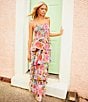 C&V Chelsea & Violet Square Neck Sleeveless Tiered Paisley Print Maxi Dress, Color:Paisley Print - Image 4