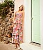 C&V Chelsea & Violet Square Neck Sleeveless Tiered Paisley Print Maxi Dress, Color:Paisley Print - Image 6
