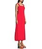 C&V Chelsea & Violet Square Neck Tie Back Maxi Dress, Color:Hibisucs - Image 3