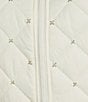 C&V Chelsea & Violet Zip Up Front Beaded Quilted Puffer Jacket - Image 5