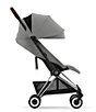Cybex Coya Compact Lightweight Stroller, Color:Chrome/Mirage Grey - Image 5