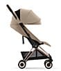 Cybex Coya Compact Lightweight Stroller, Color:Rose Gold/Cozy Beige - Image 3
