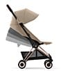Cybex Coya Compact Lightweight Stroller, Color:Rose Gold/Cozy Beige - Image 4