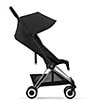 Cybex Coya Compact Lightweight Stroller, Color:Chrome/Sepia Black - Image 3