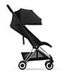 Cybex Coya Compact Lightweight Stroller, Color:Chrome/Sepia Black - Image 4