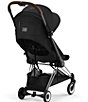 Cybex Coya Compact Lightweight Stroller, Color:Chrome/Sepia Black - Image 7