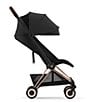 Cybex Coya Compact Lightweight Stroller, Color:Rose Gold/Sepia Black - Image 3