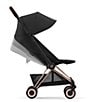 Cybex Coya Compact Lightweight Stroller, Color:Rose Gold/Sepia Black - Image 4