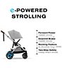 Cybex E-Gazelle S Electronic Assist Stroller, Color:Silver Frame/Stone Grey - Image 6