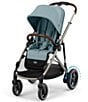 Cybex E-Gazelle S Electronic Assist Stroller, Color:Taupe Frame/Stormy Blue - Image 1