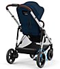 Cybex E-Gazelle S Electronic Assist Stroller, Color:Silver Frame/Ocean Blue - Image 2