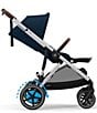 Cybex E-Gazelle S Electronic Assist Stroller, Color:Silver Frame/Ocean Blue - Image 3