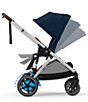 Cybex E-Gazelle S Electronic Assist Stroller, Color:Silver Frame/Ocean Blue - Image 4