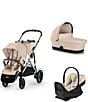 Cybex e-Gazelle S Stroller + Gazelle S Cot + Cloud G Pro Travel System - Image 1